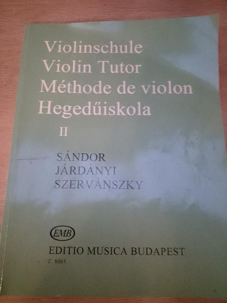 Viool lesboek Sandor Violinschule 2, Gebruikt, Overige genres, Les of Cursus, Ophalen of Verzenden