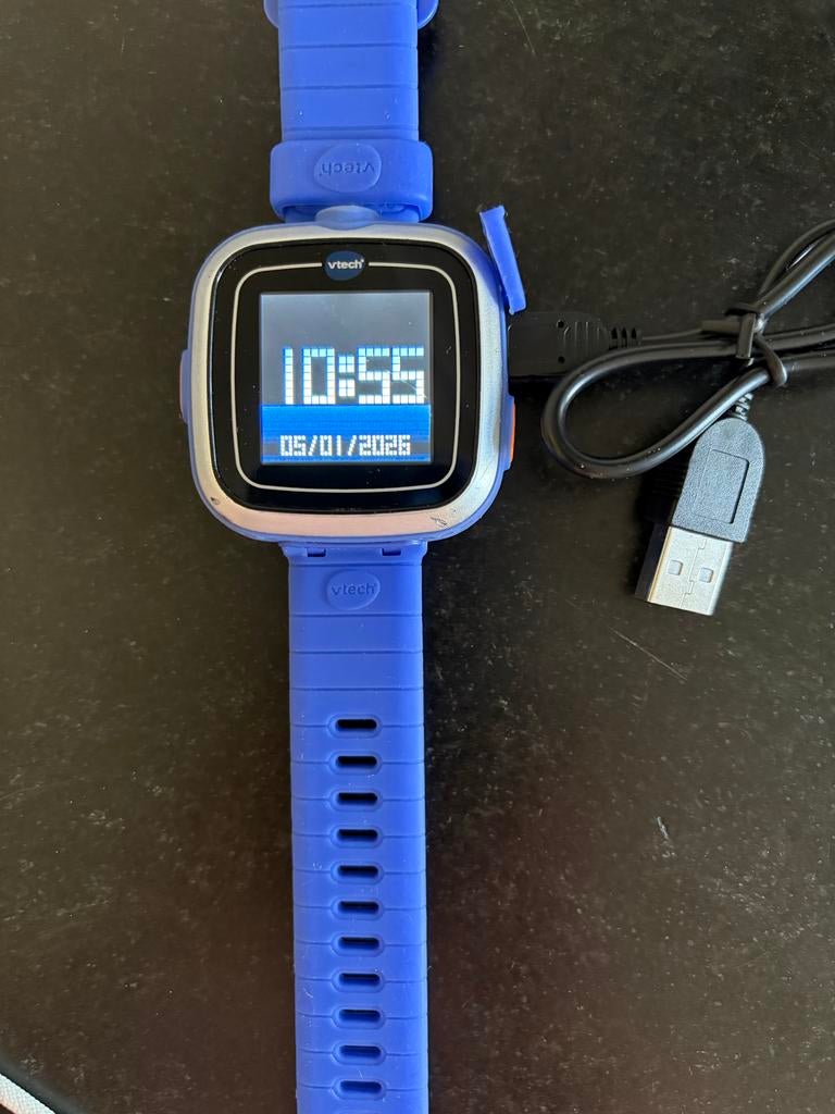 Vtech Kidizoom Smartwatch DX2 Blauw - Kinder Smartwatch, Ophalen of Verzenden, Zo goed als nieuw