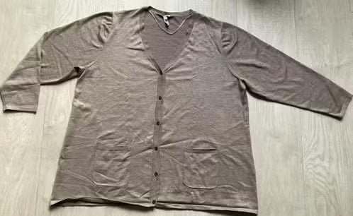 Beige vest met zakken maat 2XL van CISO, Kleding | Dames, CISO, Beige, Trui of Vest, Ophalen of Verzenden