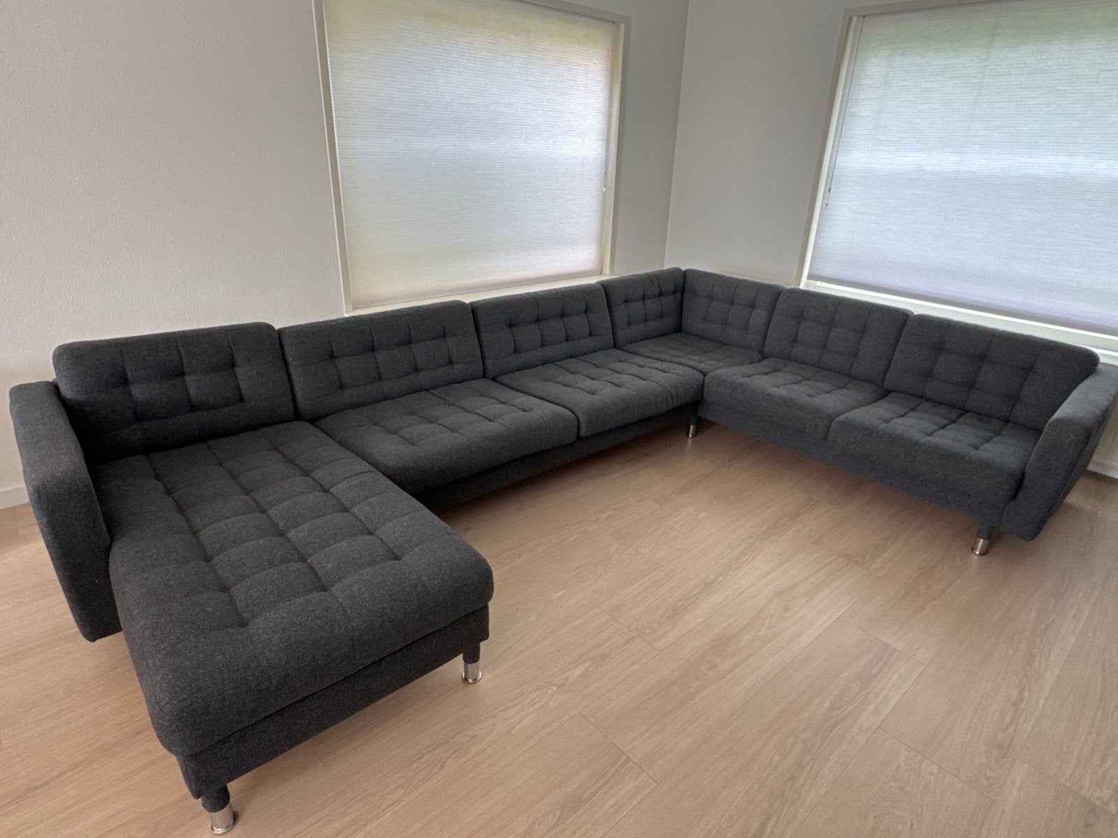 Ikea Landskrona hoekbank - Zo goed als nieuw, Hoekbank, 300 cm of meer, 75 tot 100 cm, Ophalen of Verzenden