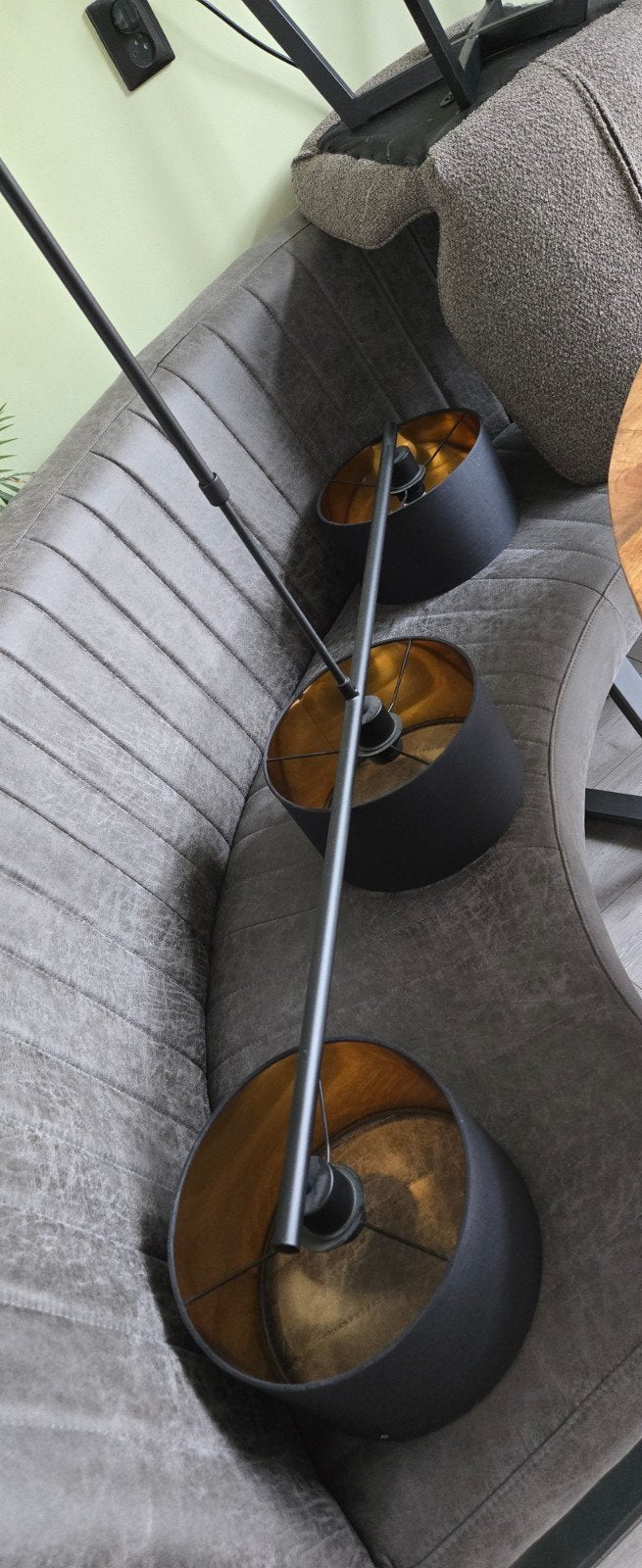 eettafel lamp, Ophalen