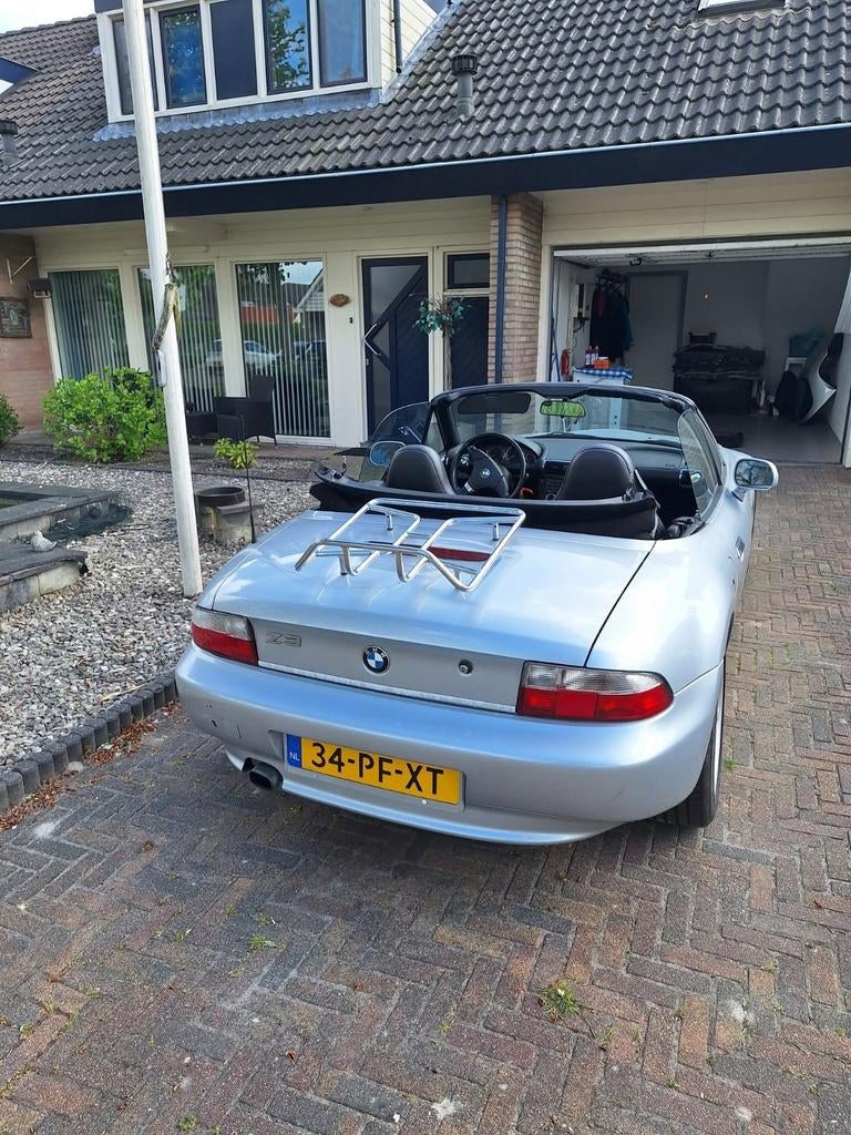 BMW Z3 1.8 Roadster 1997 Grijs, Auto's, BMW, Achterwielaandrijving, 4 cilinders, Cabriolet, 1796 cc