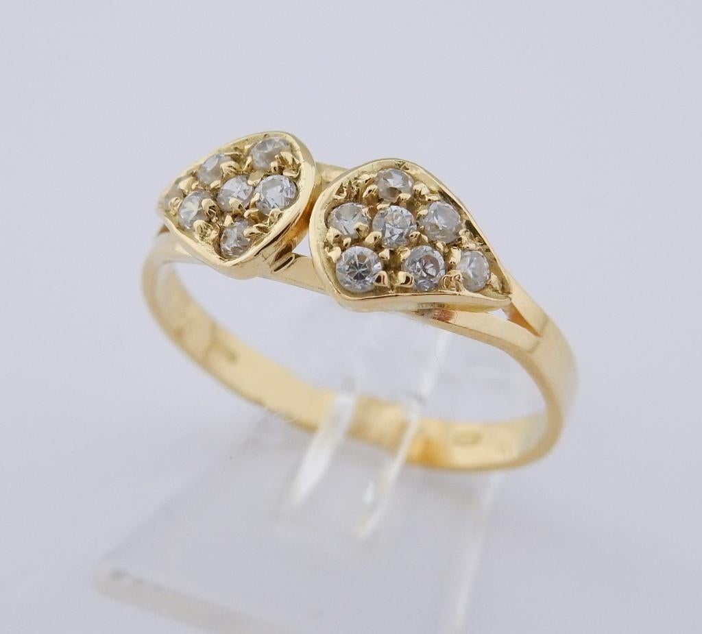 Prachtige 18 karaat Gouden Damesring Fantasy-Ring M18, Verzenden, Nieuw, Dame, Info@juwelenwereld.nl