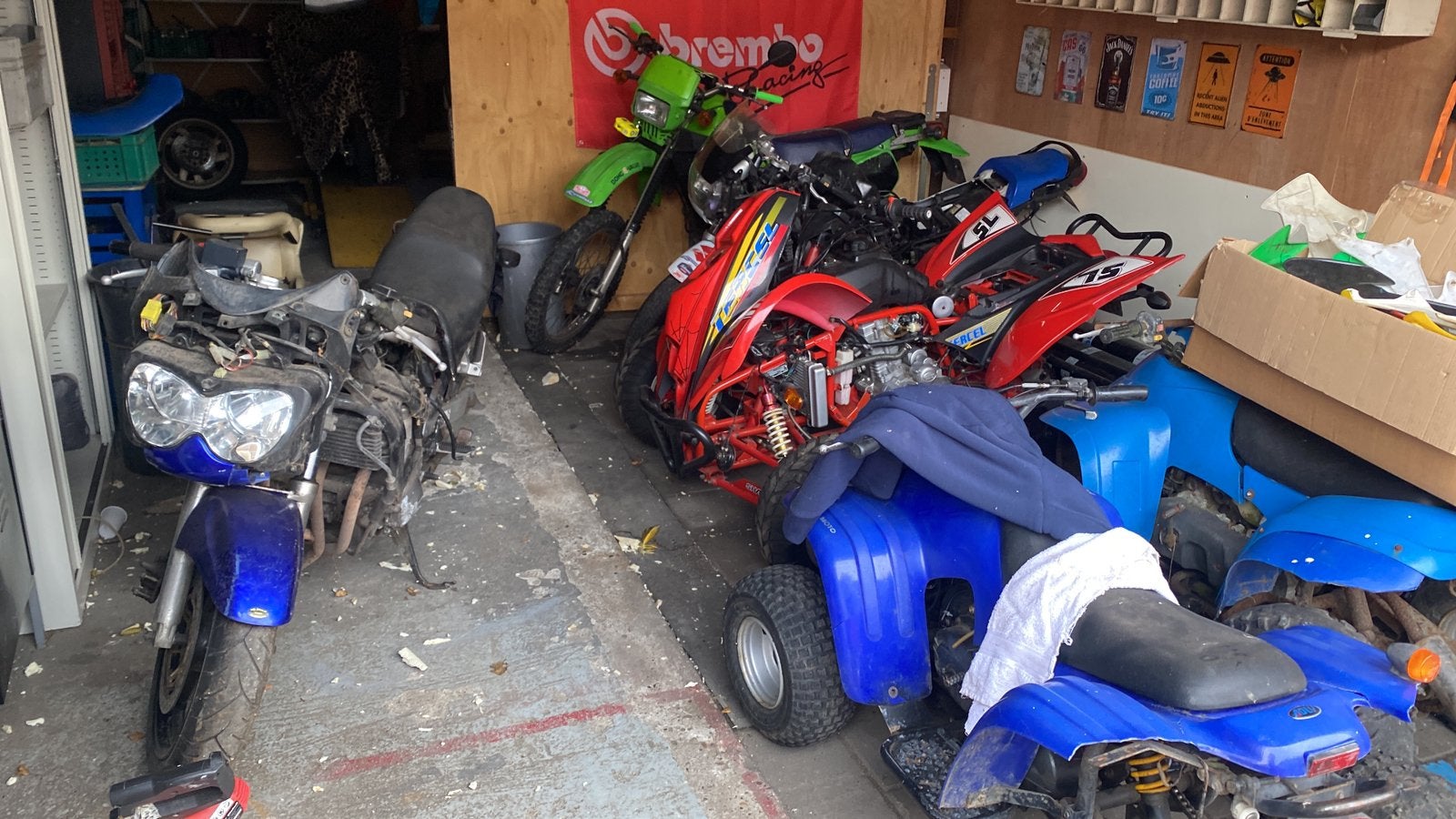 Pitbike en quad onderdelen, Ophalen, Gebruikt, Pitbike
