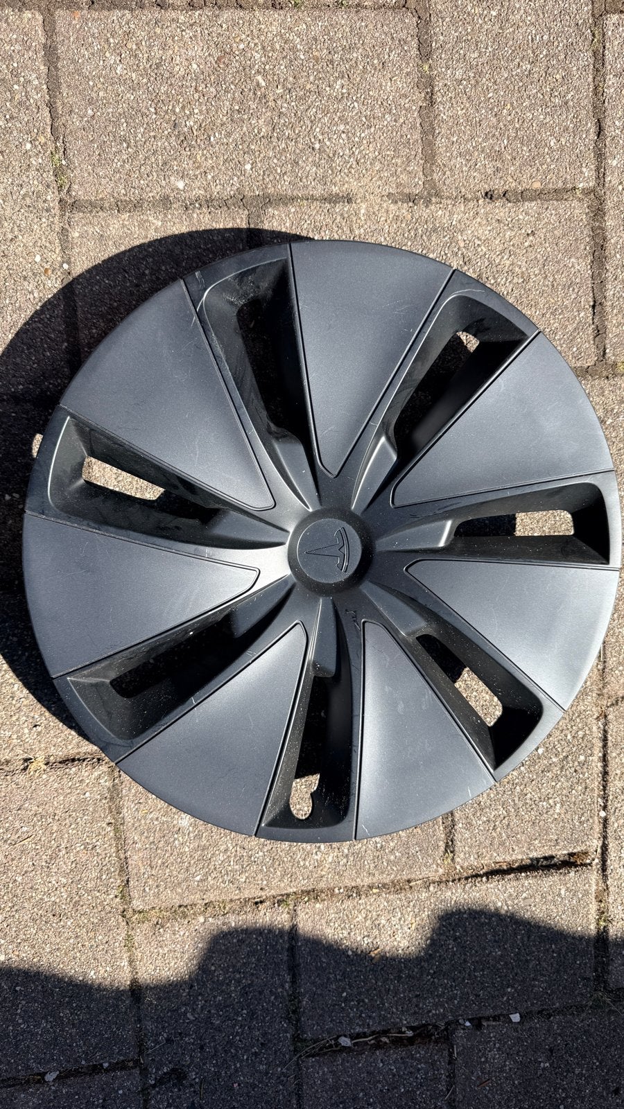 Tesla Model 3 wieldoppen (4 stuks), Ophalen, Gebruikt