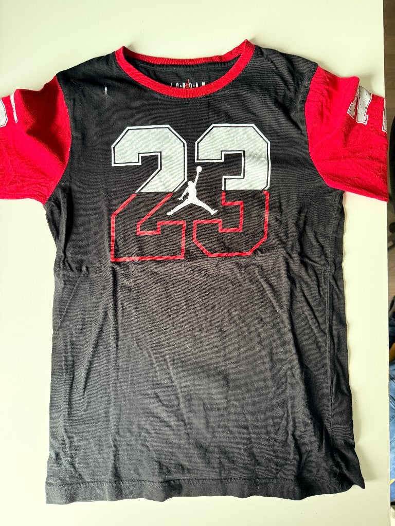 Nike air Jordan shirt lm maat 147-163 (12-13y), Ophalen of Verzenden, Zo goed als nieuw, Jongen, Shirt of Longsleeve