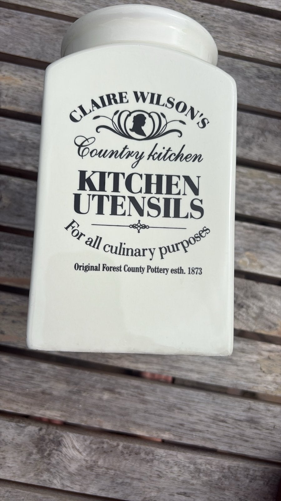 Claire Wilson's Country Kitchen Keukengerei Pot, Gebruikt, Voorraadpot, Steen/keramiek, Overige merken