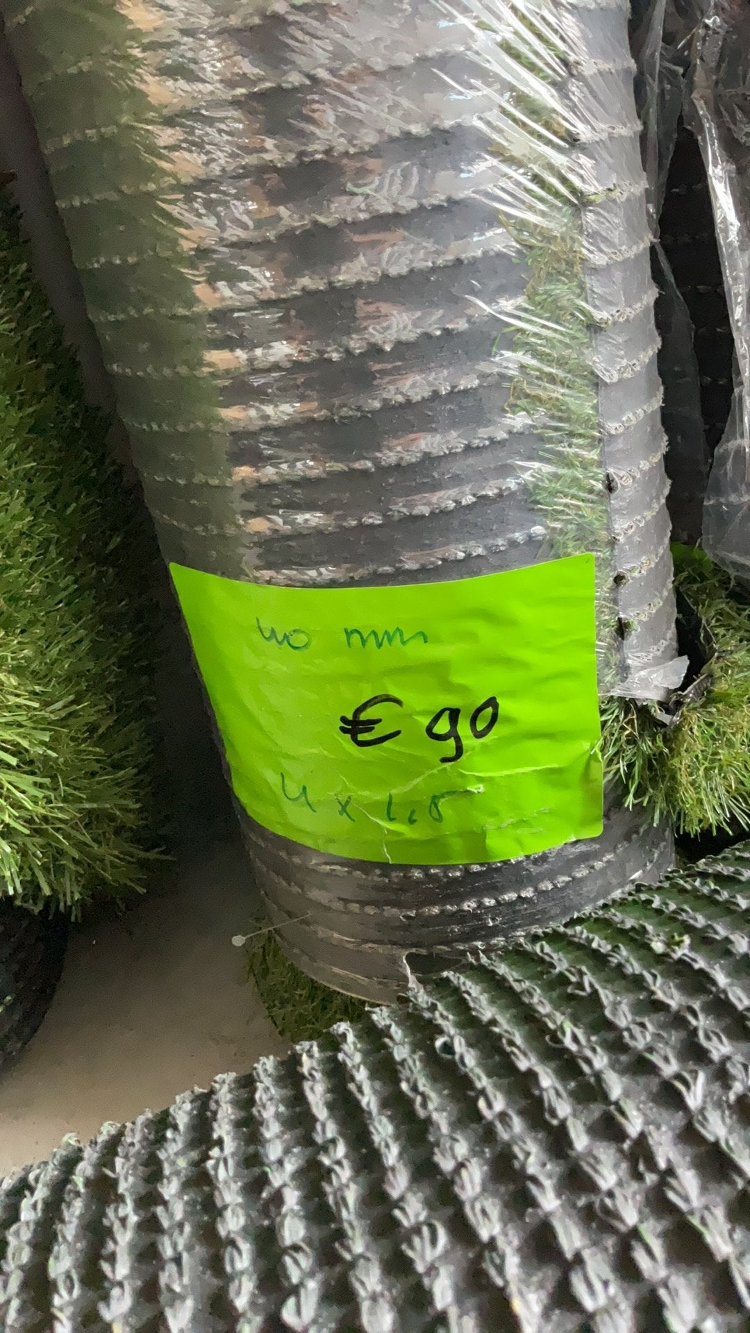 Kunstgras 4x1.6 40mm, Tuin en Terras, Gras en Kunstgras, Ophalen, Zo goed als nieuw, 20 m² of meer