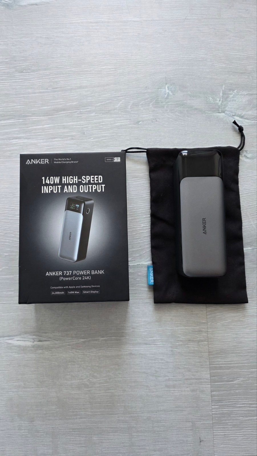 Nieuwe ANKER 737 140w power bank 24k mAh, Ophalen of Verzenden, Nieuw, Anker