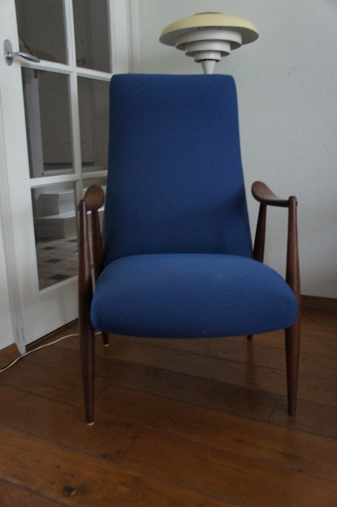 Vintage Deense fauteuils scandinavisch design stoelen., Huis en Inrichting, Ophalen, Hout, Minder dan 50 cm, Gebruikt