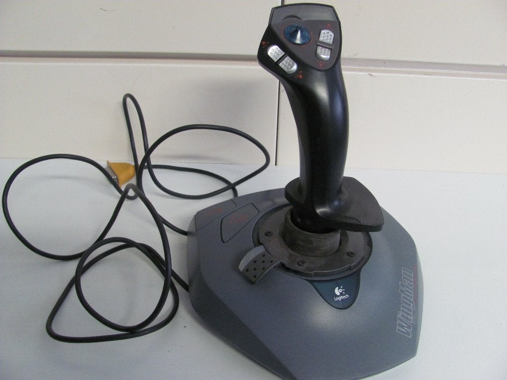LOGITECH wingman digital 3d met serial aansluiting, Computers en Software, Joysticks, Ophalen of Verzenden, Gebruikt, Logitech