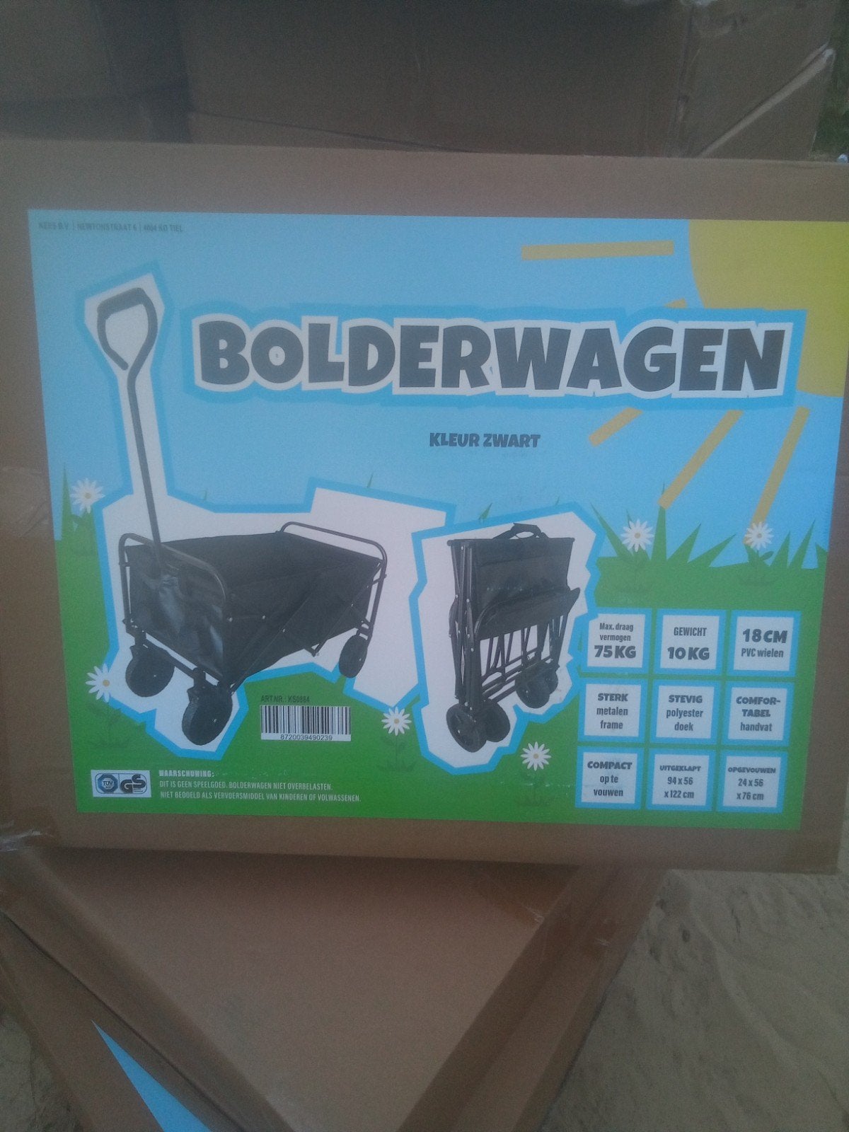 Splinternieuwe opvouwbare bolderwagen - vaste prijs, Caravans en Kamperen, Ophalen, Opvouwbaar, Nieuw