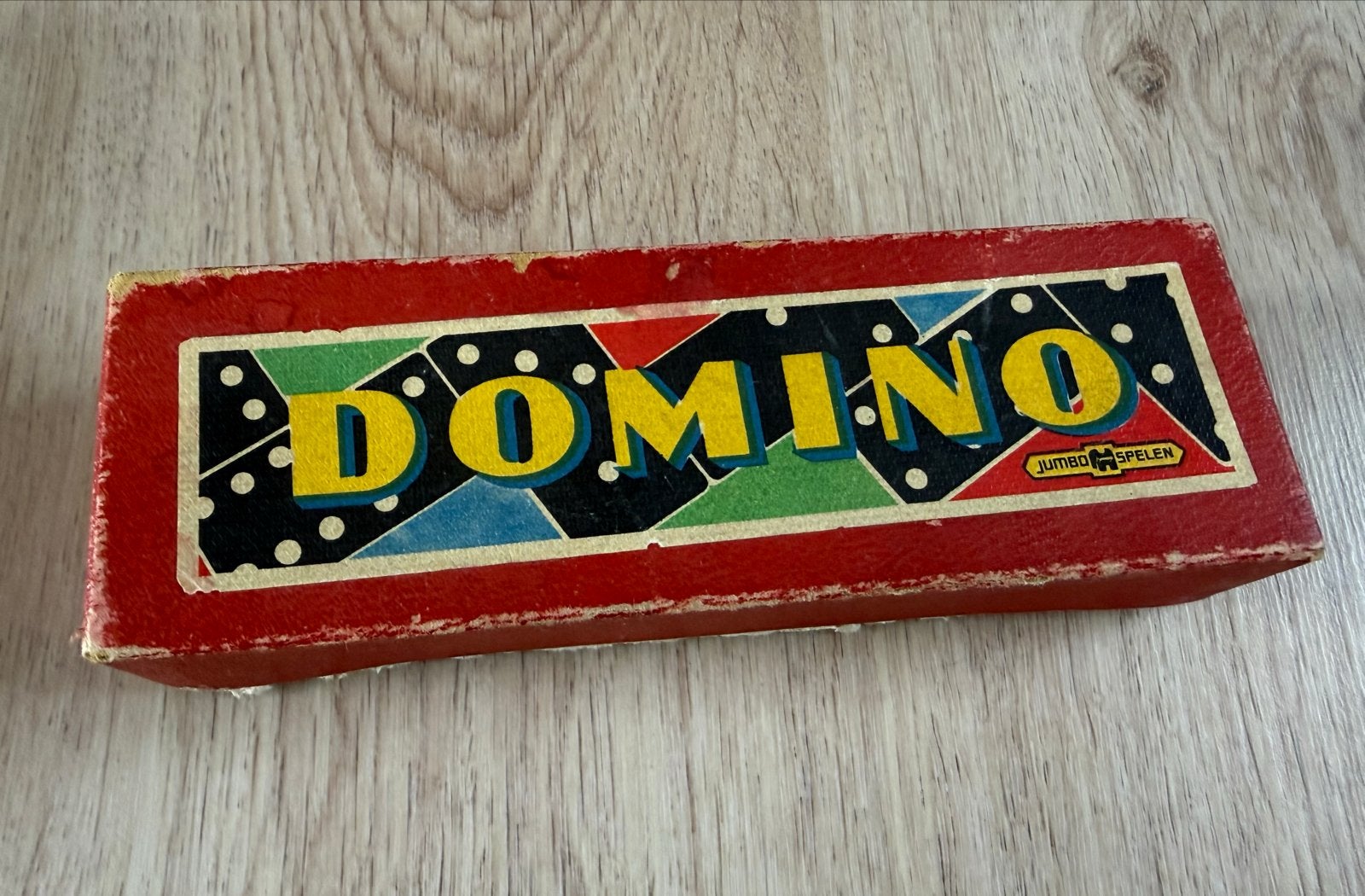 Oud Domino spel van Jumbo Spelen, Een of twee spelers, Ophalen of Verzenden, Gebruikt