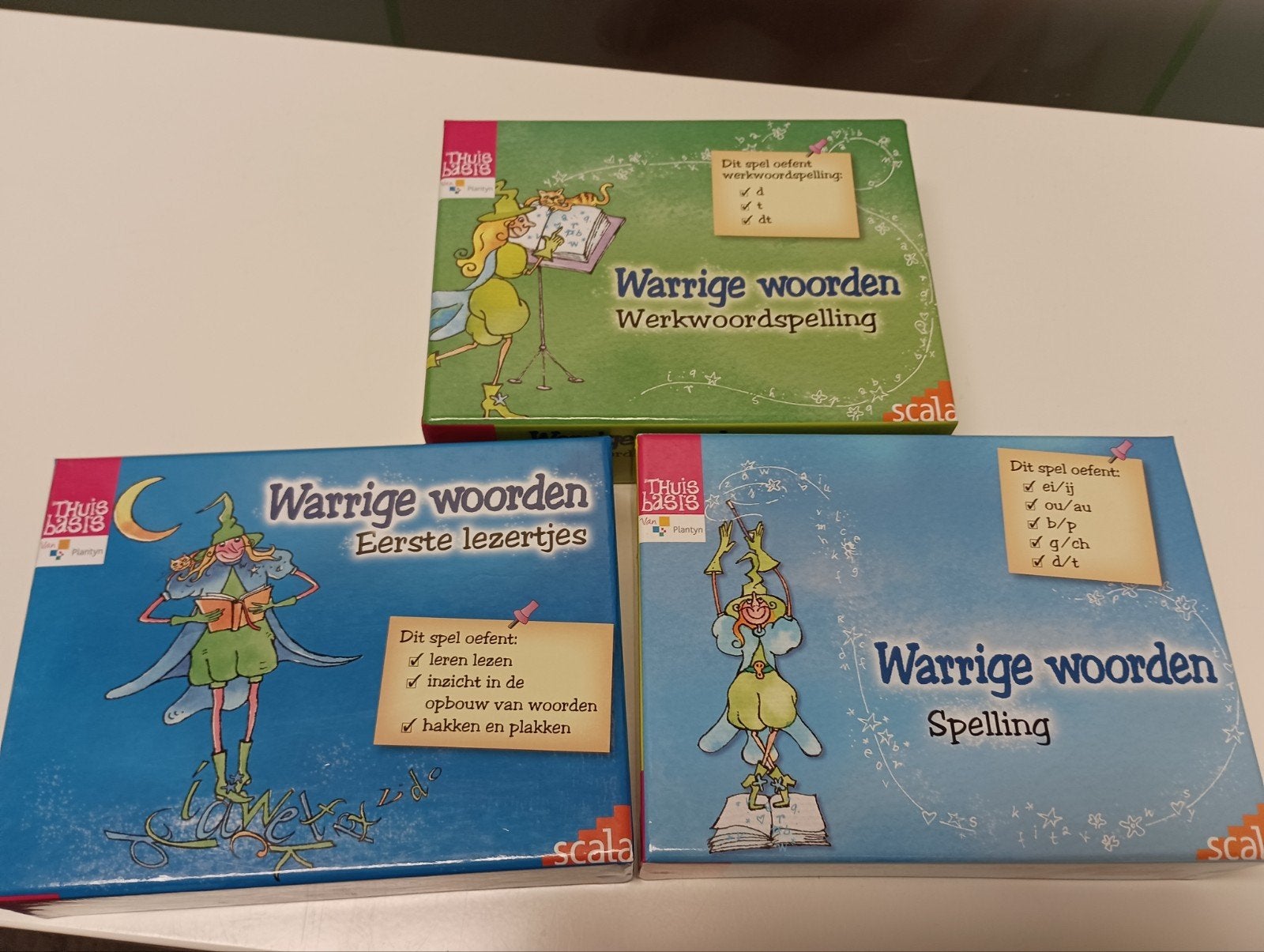 Warrige Woorden: ww spelling, eerste lezers en spelling, Een of twee spelers, Ophalen of Verzenden, Gebruikt, Scala
