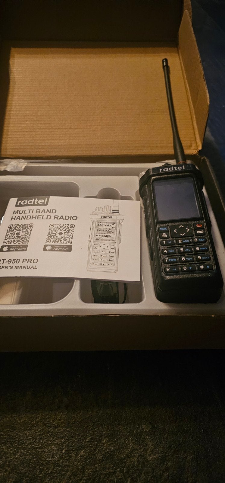 Radtel RT-950 PRO Walkie Talkie 10W GPS/APRS Bluetooth, Ophalen of Verzenden