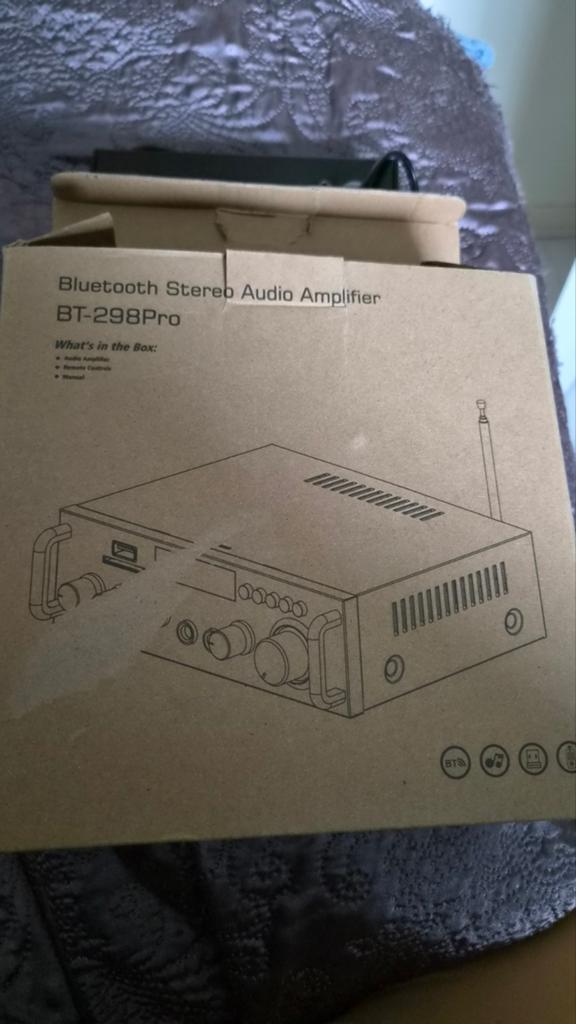 Audio  versterker zie foto's, Ophalen of Verzenden, Nieuw, 120 watt of meer, Overige merken