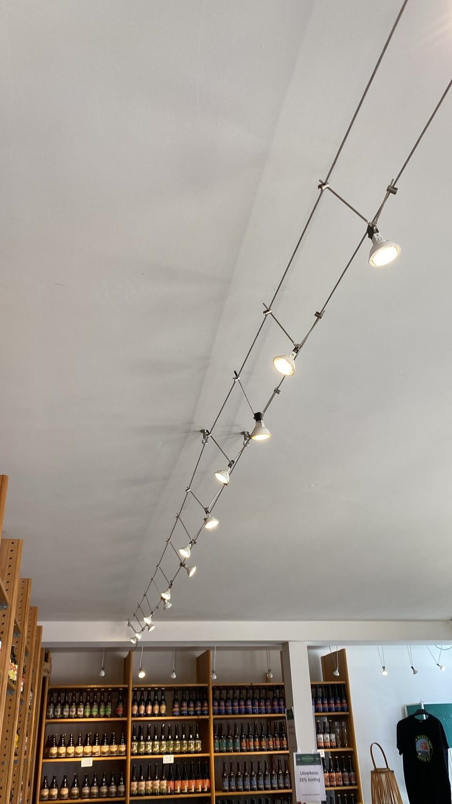 Winkel verlichting / kabelverlichting / spotjes, Huis en Inrichting, Lampen | Spots, Ophalen, Schijnwerper, Zo goed als nieuw