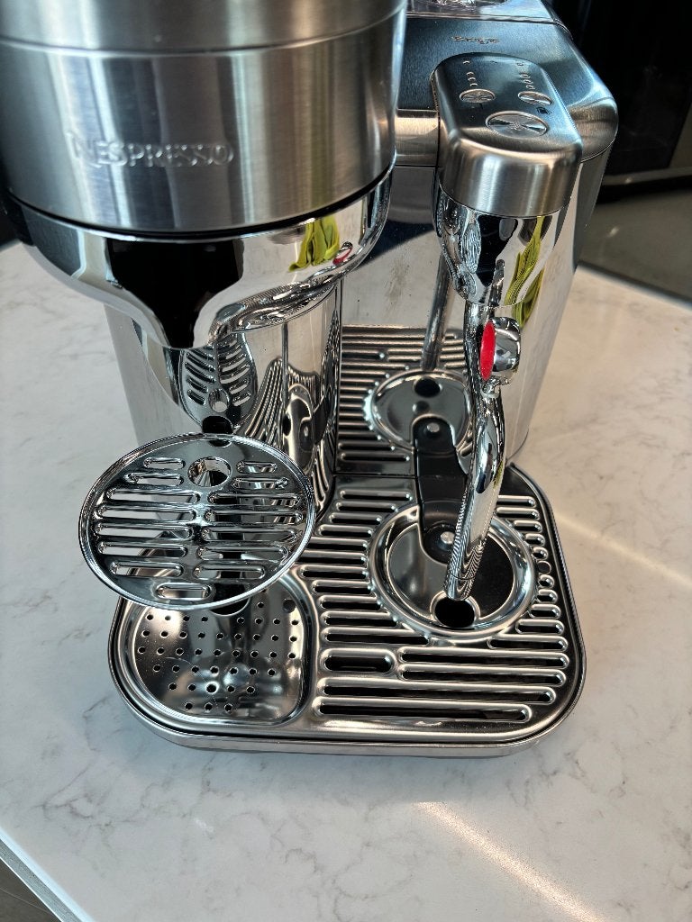 NESPRESSO CREATISTA MACHINE RVS, Ophalen, Koffiepads en cups, Koffiemachine, Zo goed als nieuw