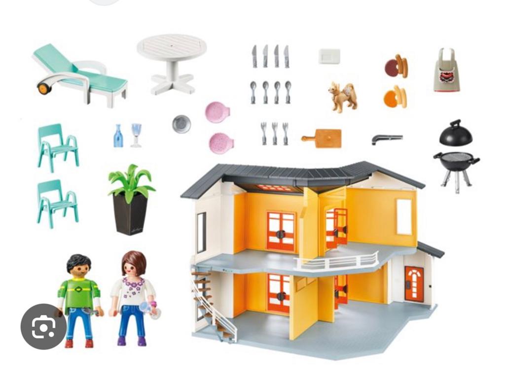 Playmobil City Life 9266 modern woonhuis, Kinderen en Baby's, Speelgoed | Playmobil, Ophalen of Verzenden, Zo goed als nieuw, Complete set