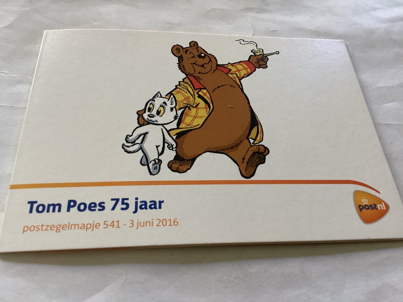 Tom Poes 75 jaar postzegelmapje 541 - 3 juni 2016, Postzegels en Munten, Postzegels | Nederland, Ophalen of Verzenden, Na 1940