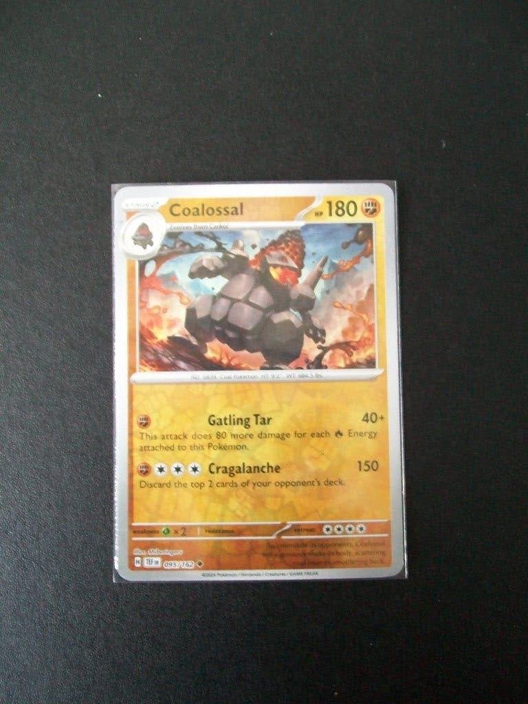2725: Nieuwe Pokemonkaart holofoil COALOSSAL HP180 (095/162), Verzenden, Nieuw, Losse kaart, Foil