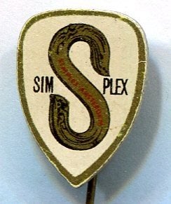 Simplex Amsterdam blik rijwielen speldje ( G_195), Verzenden, Zo goed als nieuw, Transport, Speldje of Pin