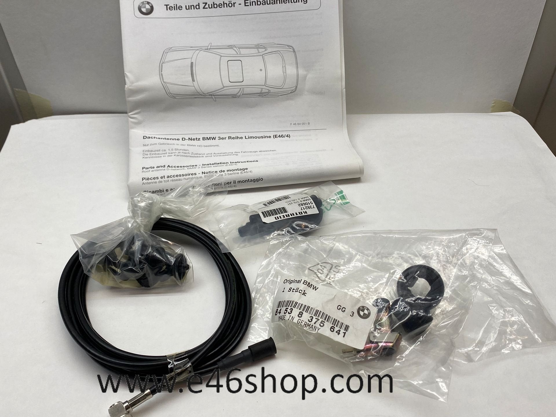 BMW E46 DAKANTENNE TELEFOON OE 84530029400 84530009364 NIEUW, Ophalen of Verzenden, -, -, -