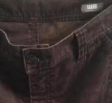 Nog Nieuwe WE fundamentals Ribcorduroy Broek Bruin W34 L34, Verzenden, Zo goed als nieuw, Maat 48/50 (M), Bruin