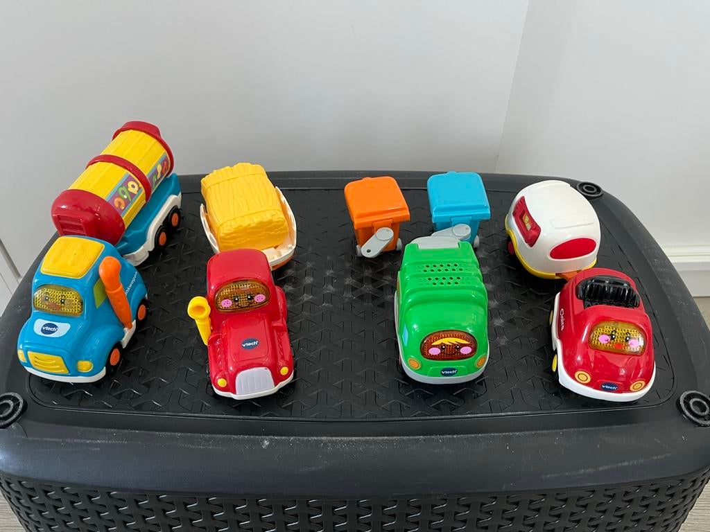 Vtech Toet Toet Auto's en aanhangers set, Ophalen, Gebruikt, 2 tot 4 jaar