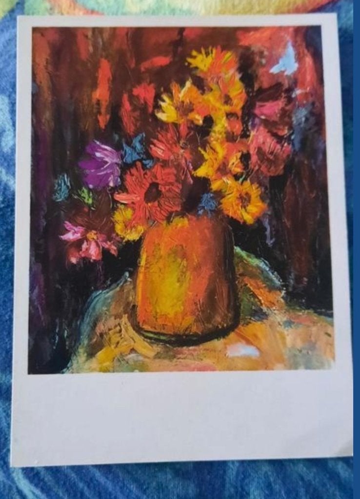 kaart uit de removos kunstkaarten - M Towse (schilder), Ophalen of Verzenden, 1960 tot 1980, Ongelopen, Cultuur en Media