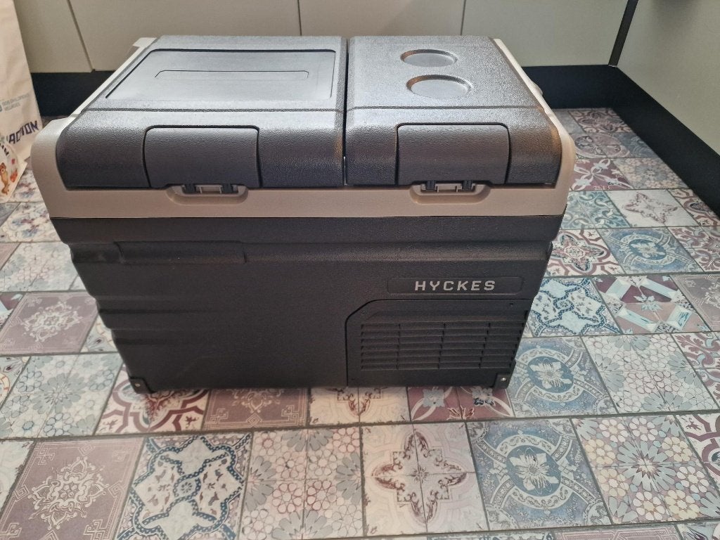 Hyckes Koelbox Hycooler Pro koelen en vriezen, Caravans en Kamperen, Koelboxen, Ophalen, Zo goed als nieuw, Koelbox, Compressor