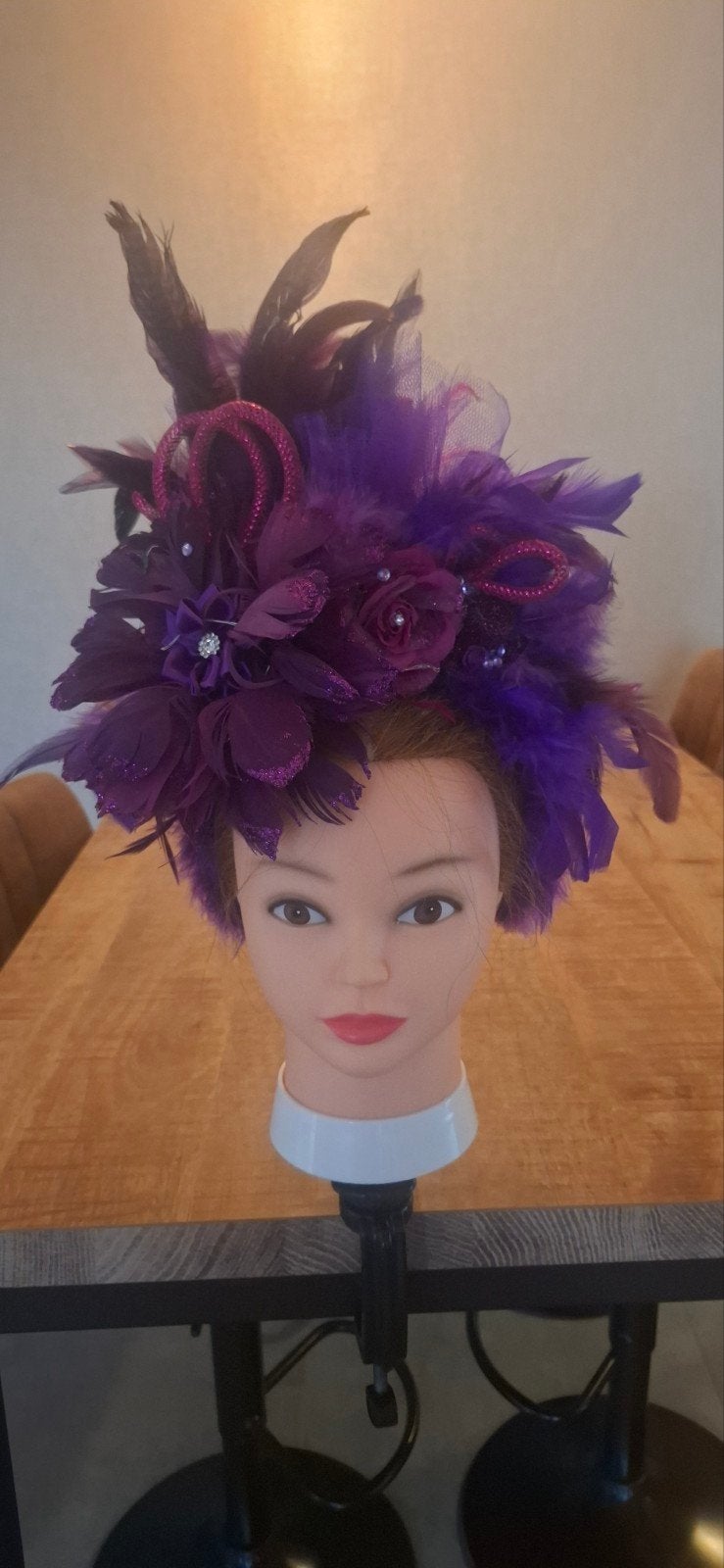 hoofdtooi/haarband carnaval, Zelfgemaakt, Ophalen of Verzenden, Carnaval, Accessoires