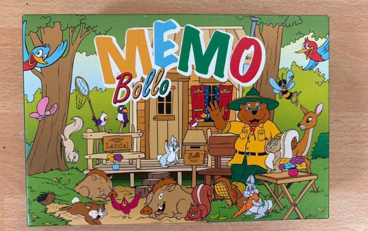 Bollo Memo Memory spel, Vijf spelers of meer, Ophalen of Verzenden, Zo goed als nieuw