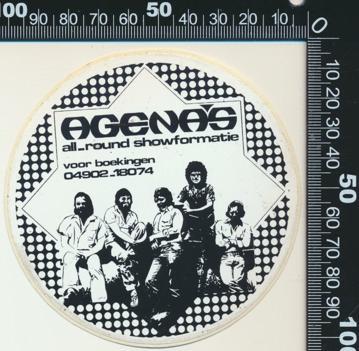 Sticker: Agenas - All Round Showformatie, Ophalen of Verzenden, Zo goed als nieuw, Bedrijf of Vereniging