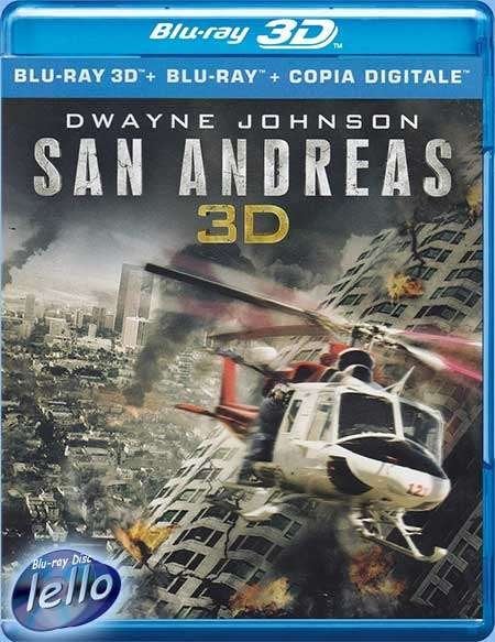 Blu-ray 3D San Andreas (2015 Dwayne Johnson, Carla Gugino), Ophalen of Verzenden, Nieuw in verpakking, 3D Blu-ray, Actie