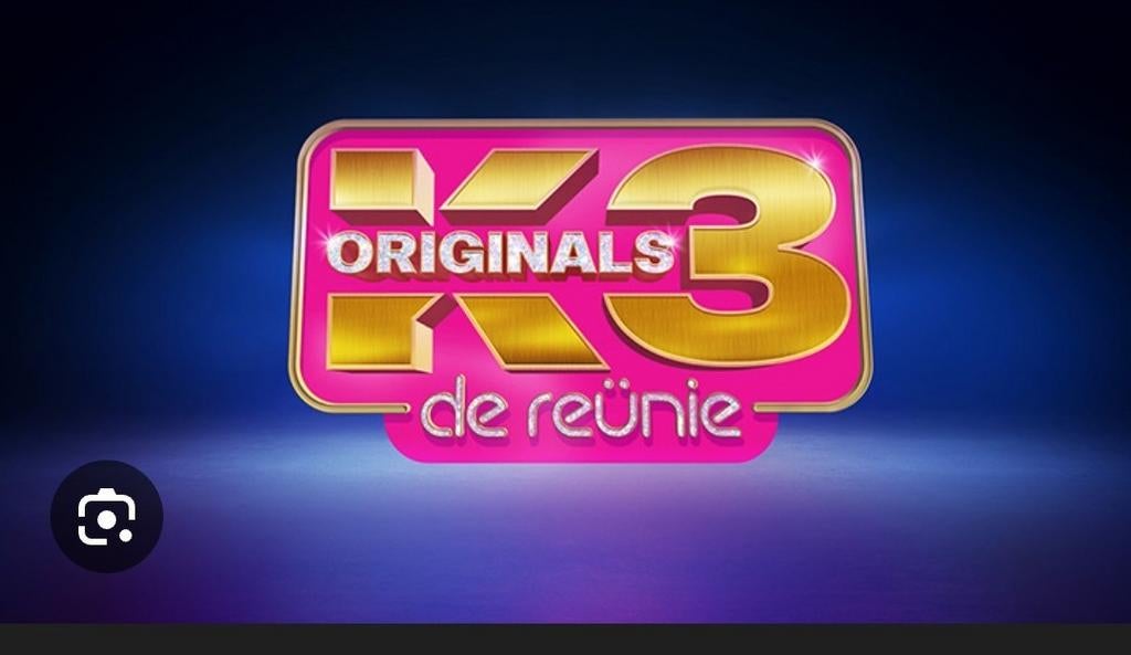 K3 reünie kaartje maandag 6 april 20.30 rang 1, Eén persoon