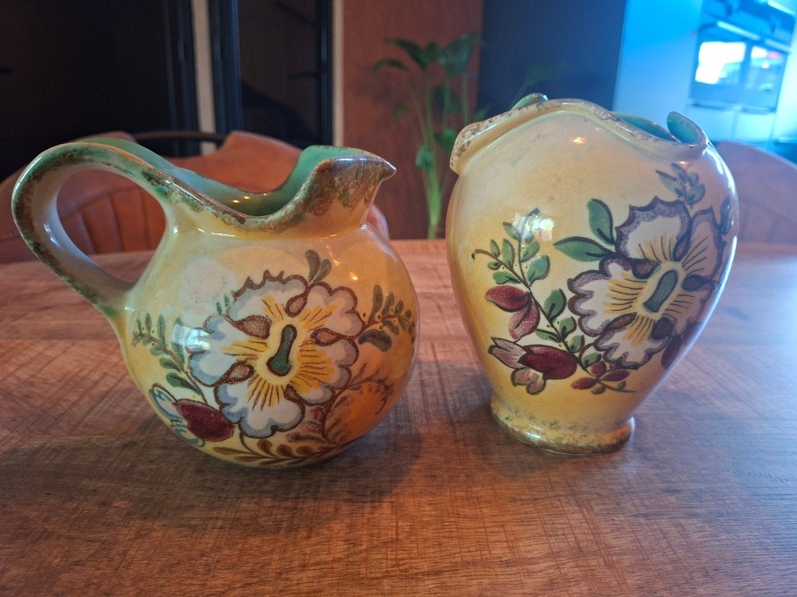Vintage Faenza di Perlo Florence keramiek set, Ophalen of Verzenden