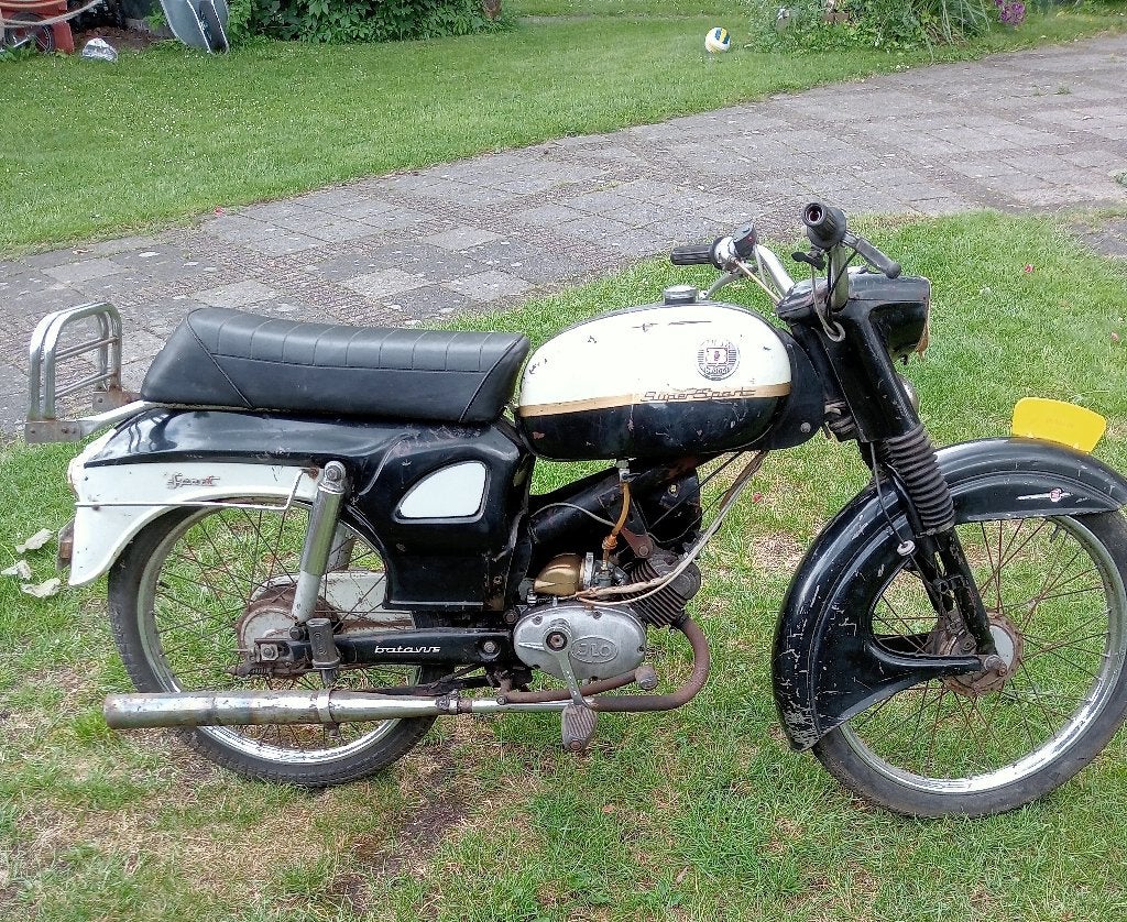 batavus supersport  bj 1967, Fietsen en Brommers, Brommers | Oldtimers, Ophalen, Maximaal 45 km/u, Batavus, 49 cc