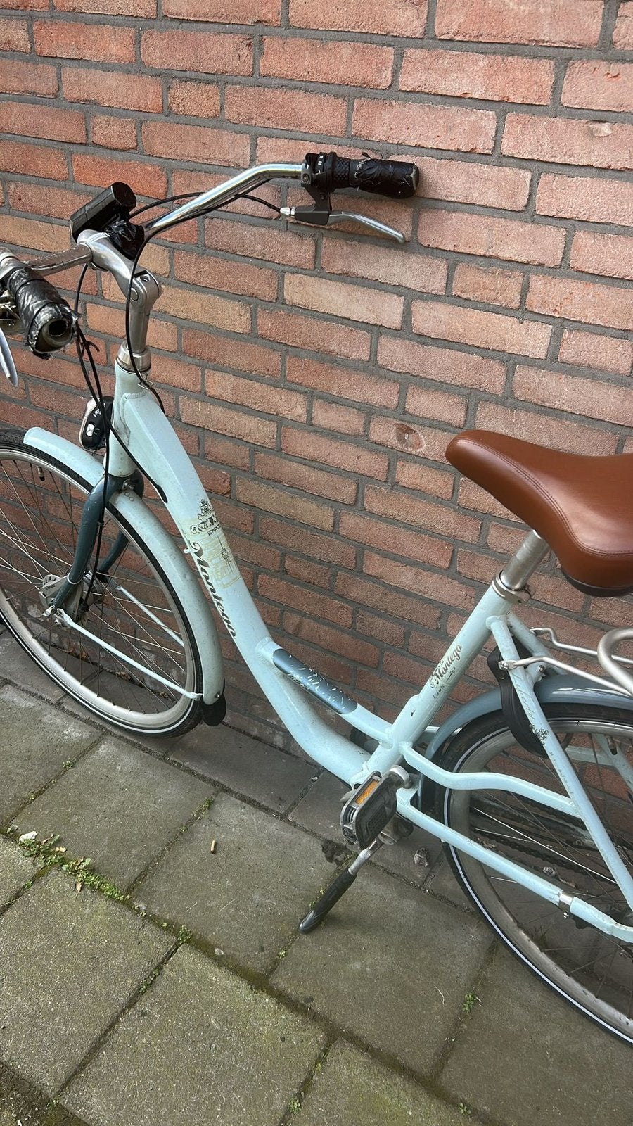 Comfortabele Montego Liberty Damesfiets – Lichtblauw, Fietsen en Brommers, Fietsen | Dames | Moederfietsen, Ophalen of Verzenden