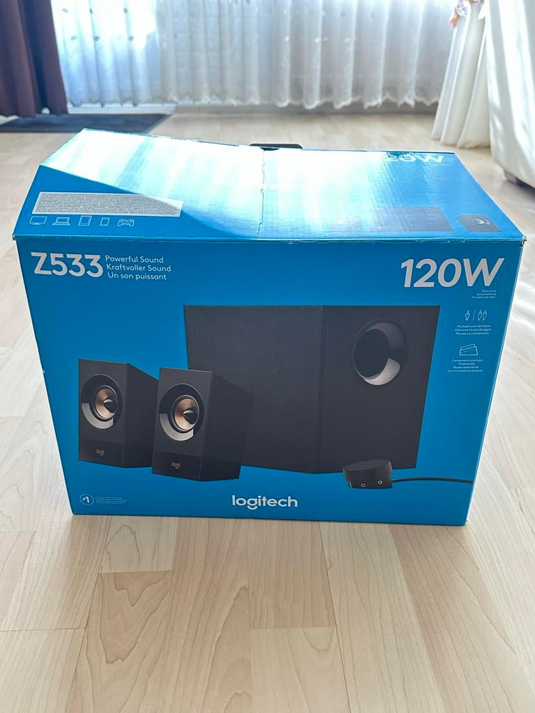 Logitech Z533 2.1 Luidsprekerset met Subwoofer, Computers en Software, Pc speakers, Ophalen of Verzenden, Nieuw, Audiokanaal 2.1