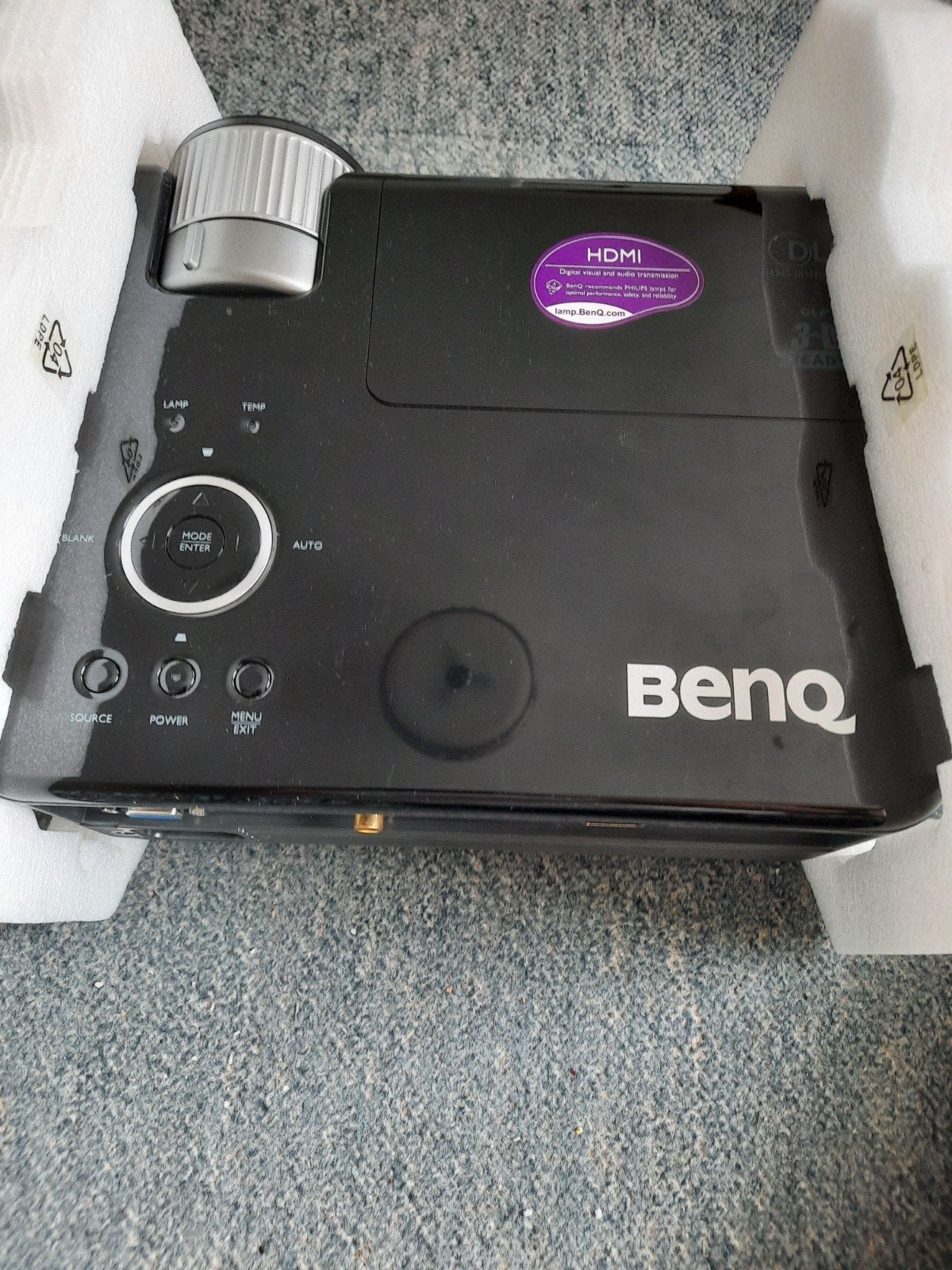 BenQ MS510-MS511 Digitale Projector, Zo goed als nieuw, DLP, Overige resoluties, BenQ