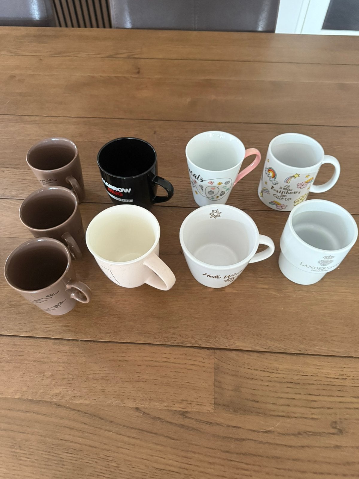 Mokken diverse voor de beginners, Ophalen, Aardewerk, Overige stijlen, Kop(pen) en/of Schotel(s)
