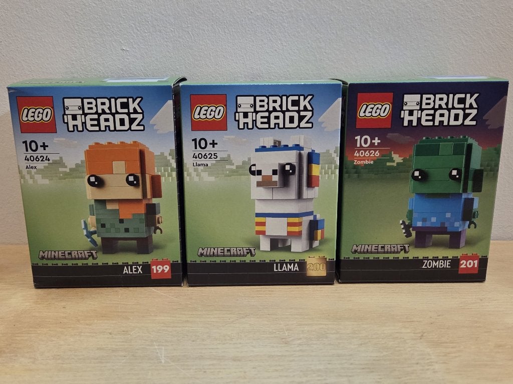 (GESEALD) Lego 40624 Alex, 40625 Lama, 40626 Zombie, Ongeopend/sealed, Lego, Nieuw, Ophalen of Verzenden