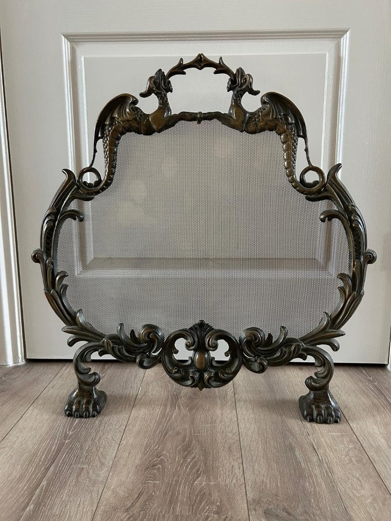 Openhaard scherm, Huis en Inrichting, Haarden, Ophalen, Gebruikt, Inbouwhaard, Houthaard