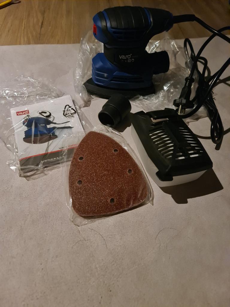 Varo POW10063/19 Handpalmschuurmachine 200W - laatste 2, Verzenden, Nieuw, Minder dan 600 watt, Vlakschuurmachine