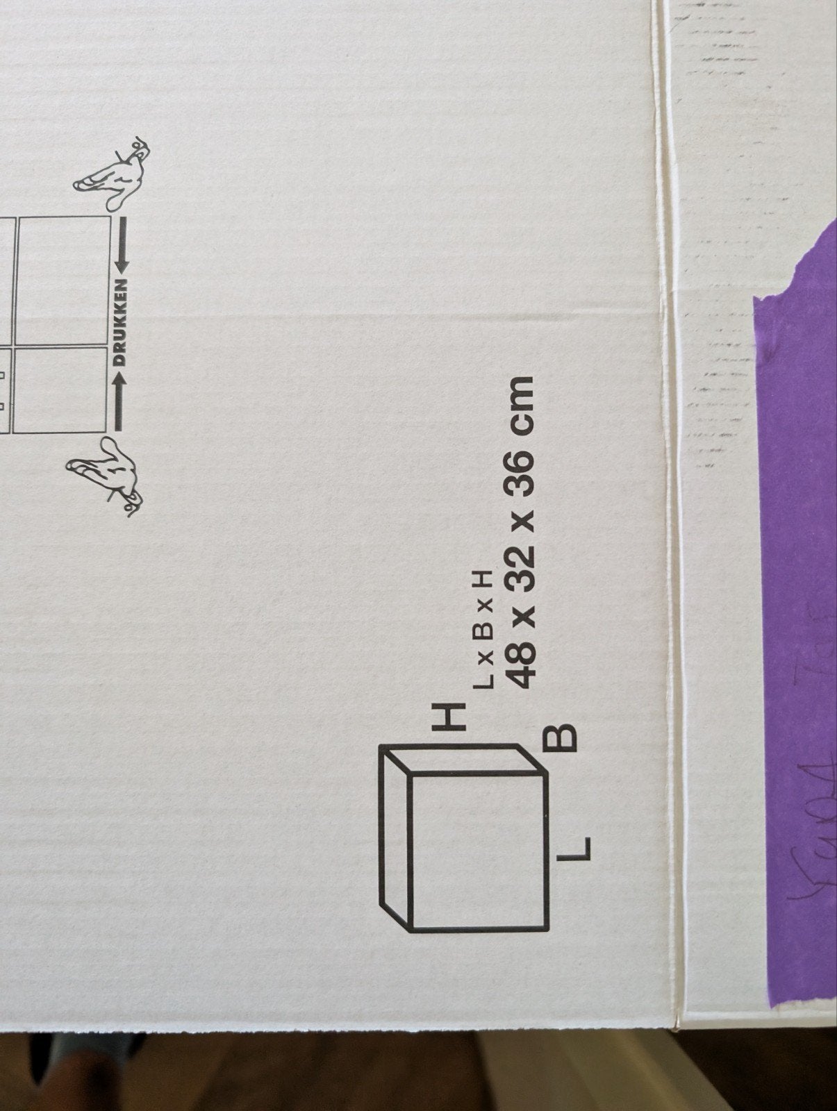 Verhuisdozen (foldable) - 48x32x36 cm. 25 stuks, Ophalen, Opvouwbaar, Minder dan 50 cm, Minder dan 40 cm