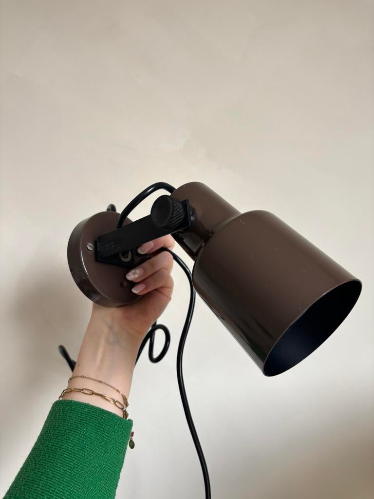 Vintage wandlamp, Ophalen of Verzenden, Zo goed als nieuw, Metaal