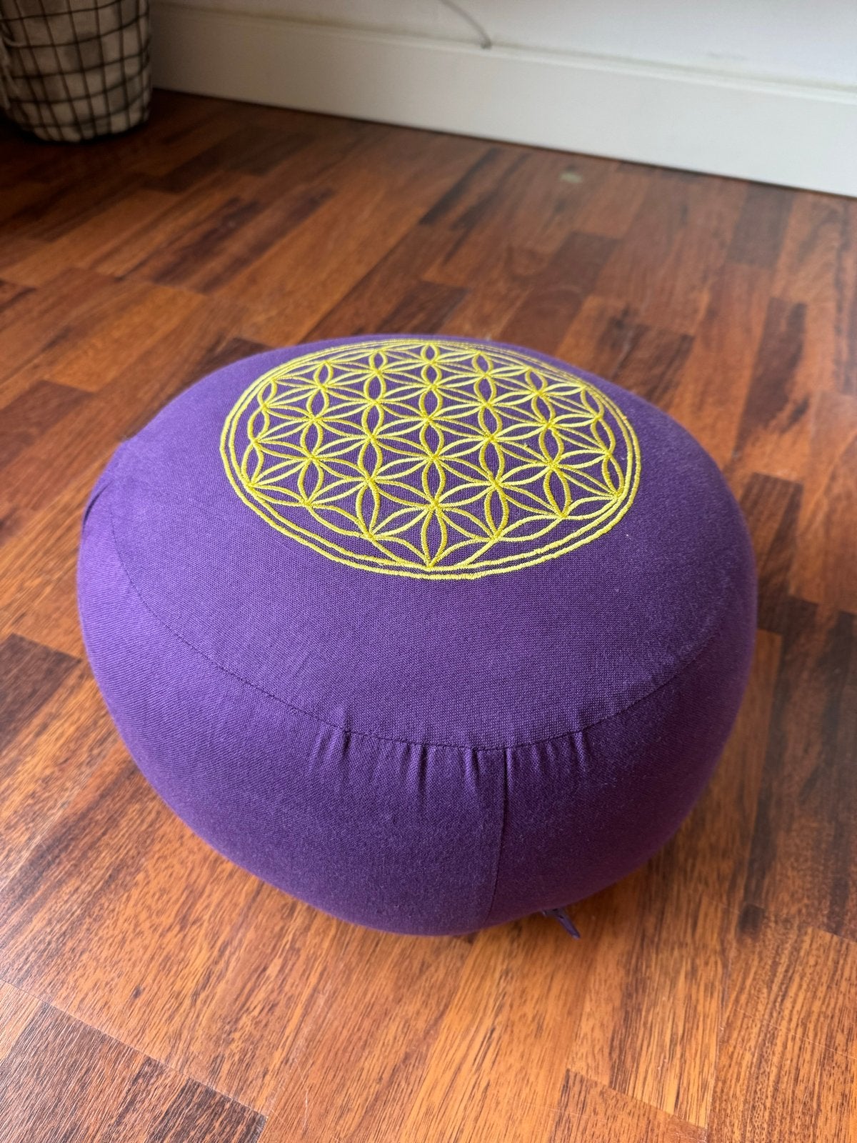 Meditatie poef / kussen met Levensbloem patroon, Ophalen, Minder dan 50 cm, Gebruikt, Rond