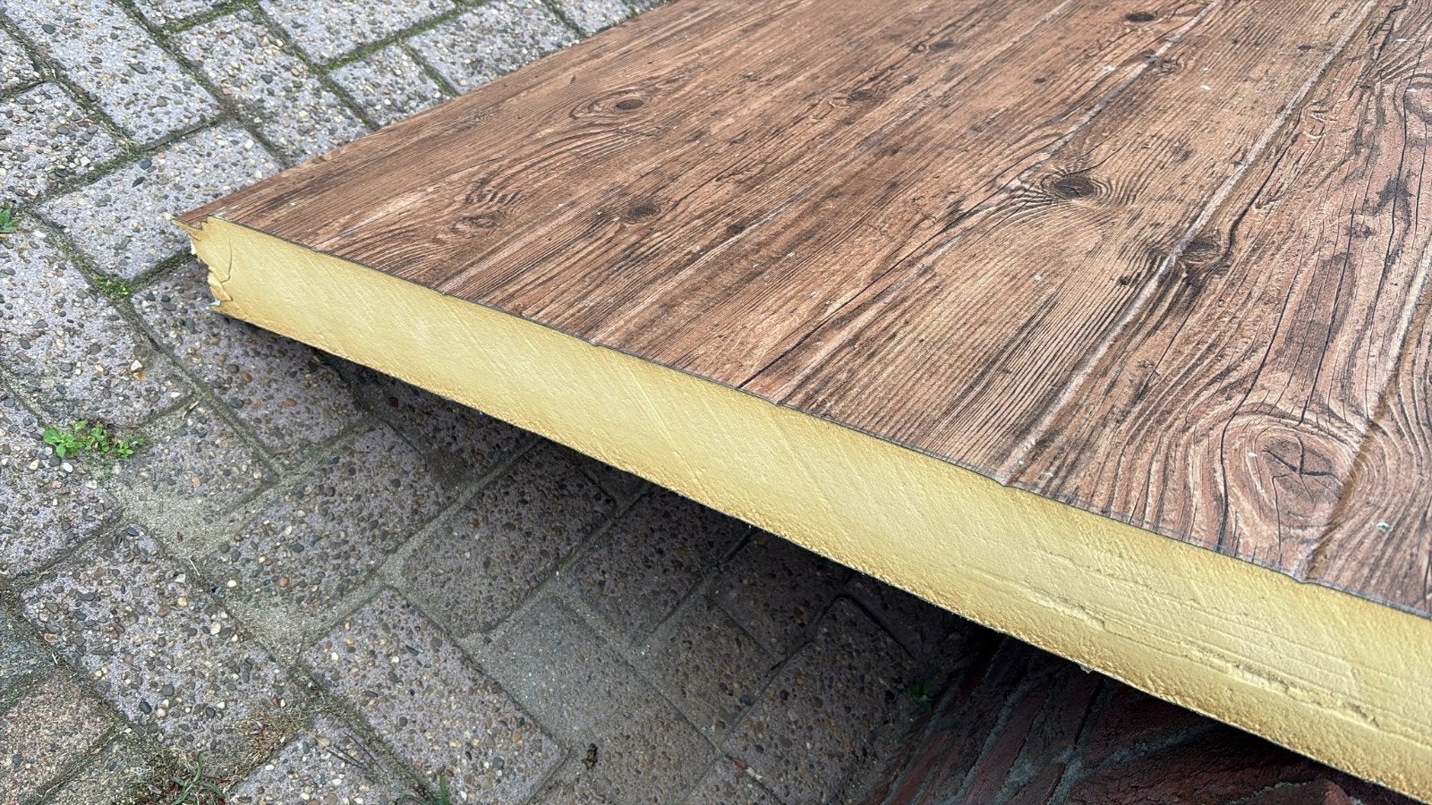 gratis sandwichpaneel isolatie 120*112*10, Ophalen, Dakisolatie, 4 tot 8 cm, Gebruikt