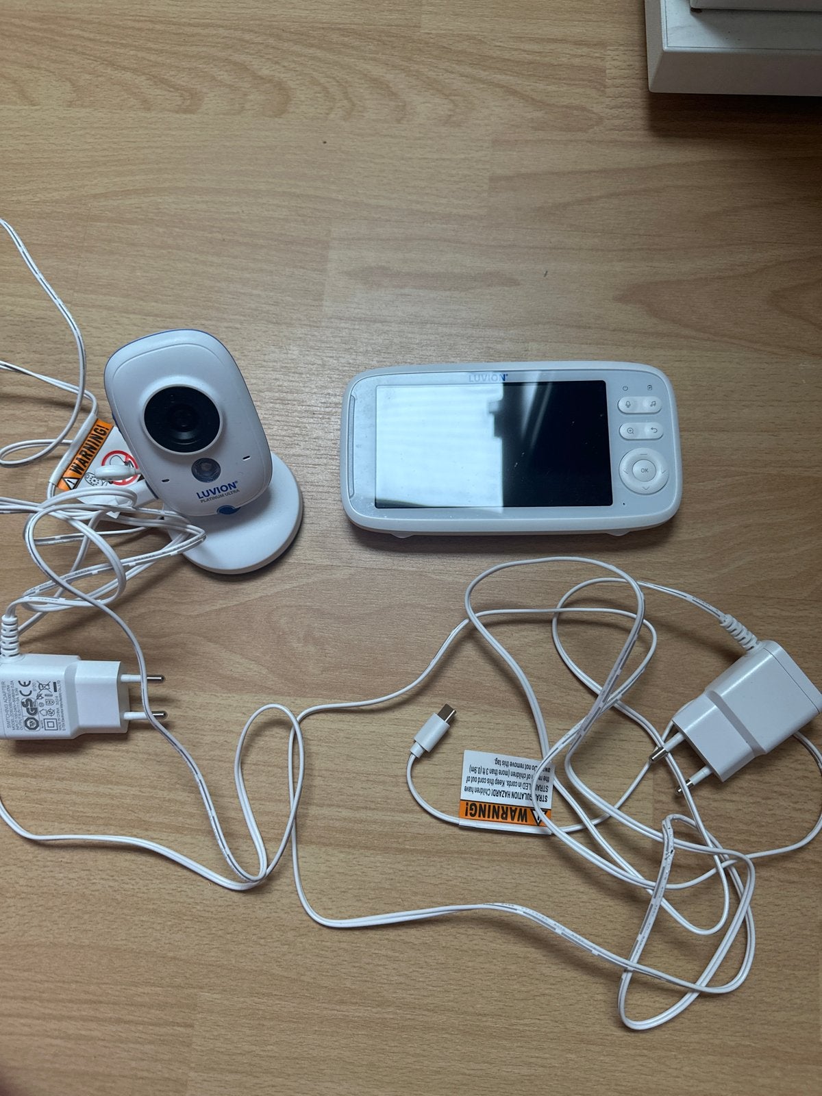 LUVION Platinum Ultra - Babyfoon met Camera, Ophalen of Verzenden, Zo goed als nieuw, Minder dan 100 meter, Camera